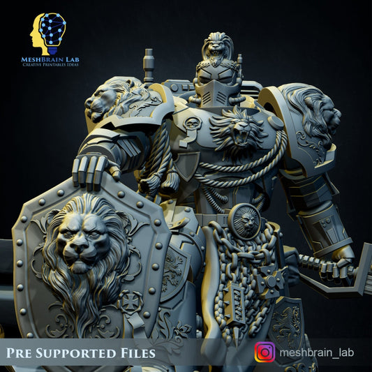 Imperial Marine Master of the Order of the Lion Resin Miniature Figure product image