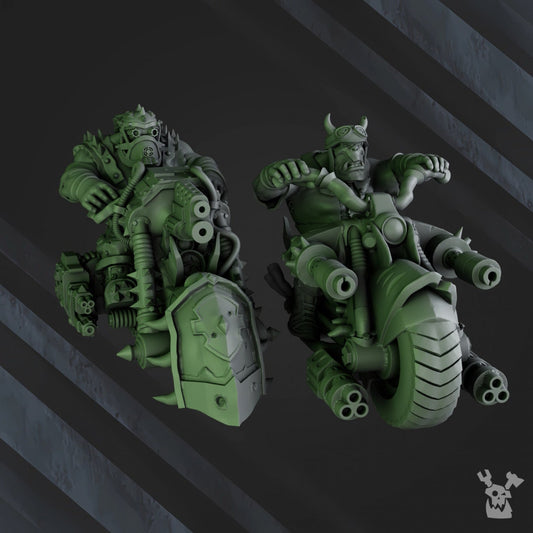 Ork Biker Boyz Resin Upgrade Parts product image