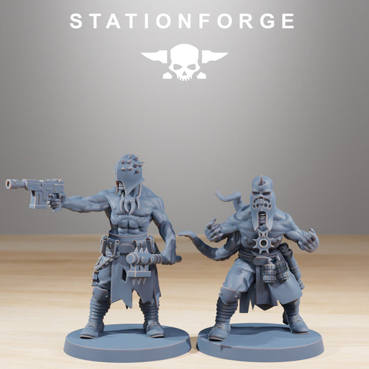 Corrupted Sectarian Squad Resin Miniatures Set alternate view 2
