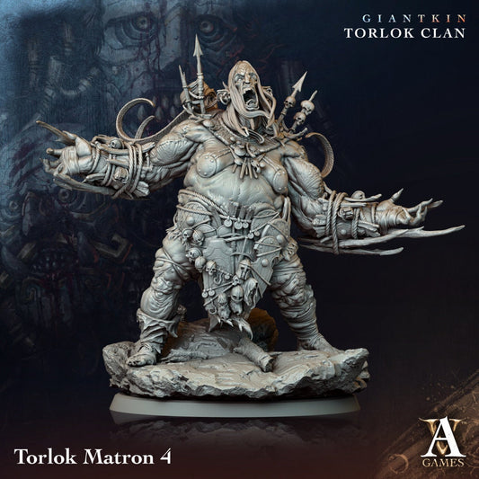 Torlok Matron Resin Miniature Figure alternate view 2