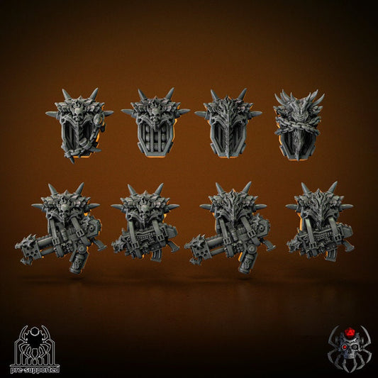 Flame Lizards Backpacks Resin Upgrade Parts product image