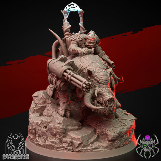 Ork Raider Resin Miniature Figure alternate view 2