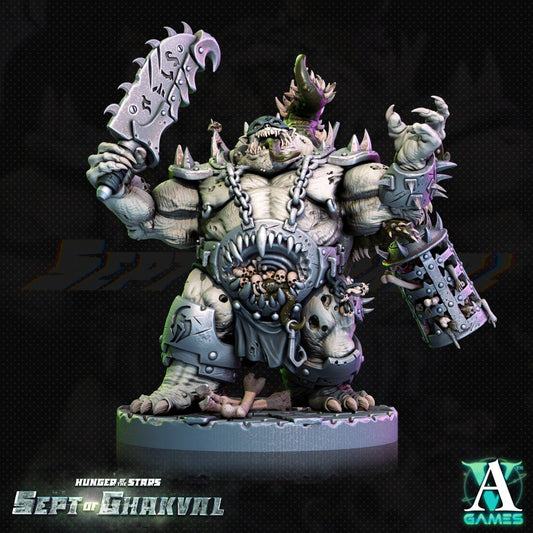 Ghakval Jailer Resin Miniature Figure alternate view 2