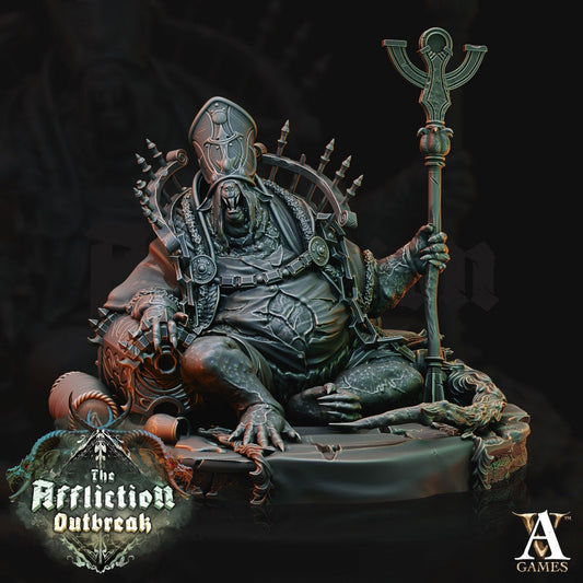 Blind Bishop Resin Miniature Figure product image