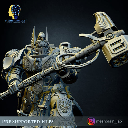 Imperial Marine Master of the Order of Heaven Resin Miniature Figure product image