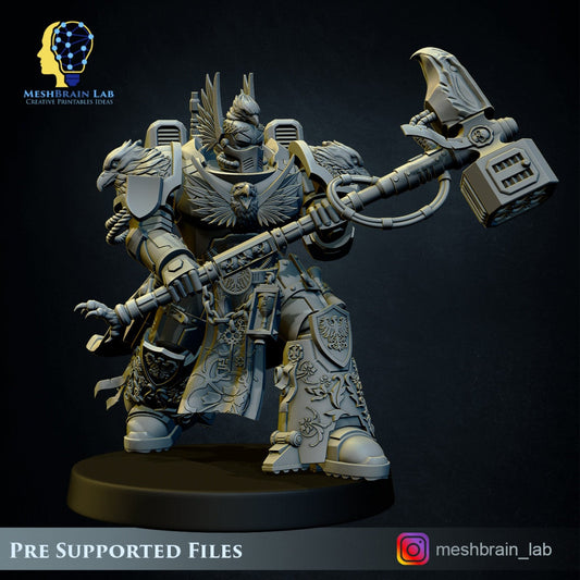 Imperial Marine Master of the Order of Heaven Resin Miniature Figure alternate view 2