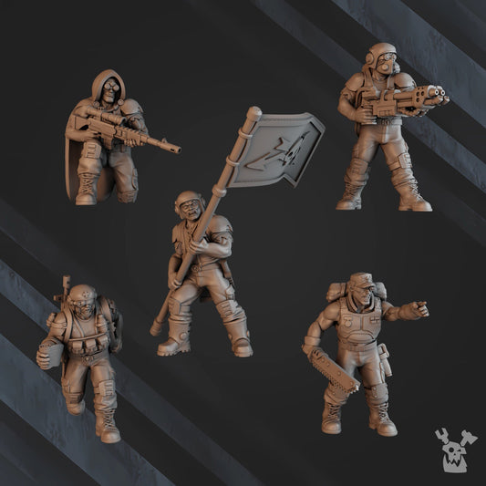 Green Hell Lead Detachment Resin Miniature Figure product image