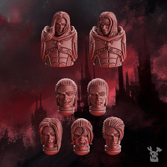 Crimson Wings Handsome Heads Set Resin Upgrade Parts product image