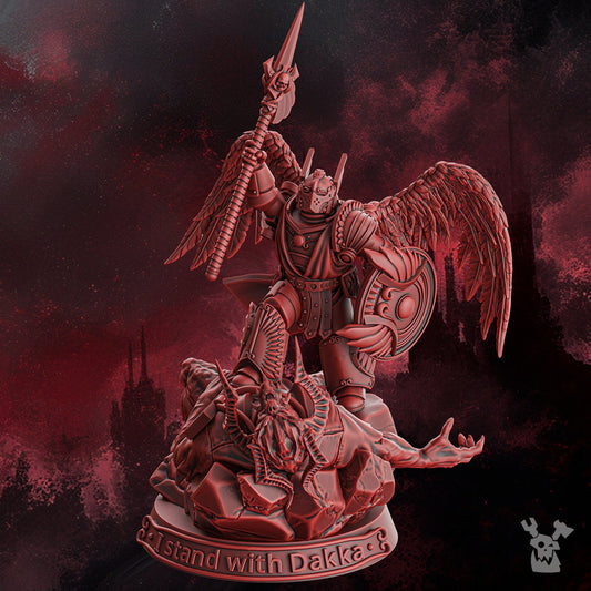 Triumphant Angel Resin Miniature Figure alternate view 2