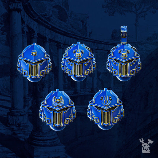 Princeps Helmet Set x10 Resin Upgrade Parts alternate view 2