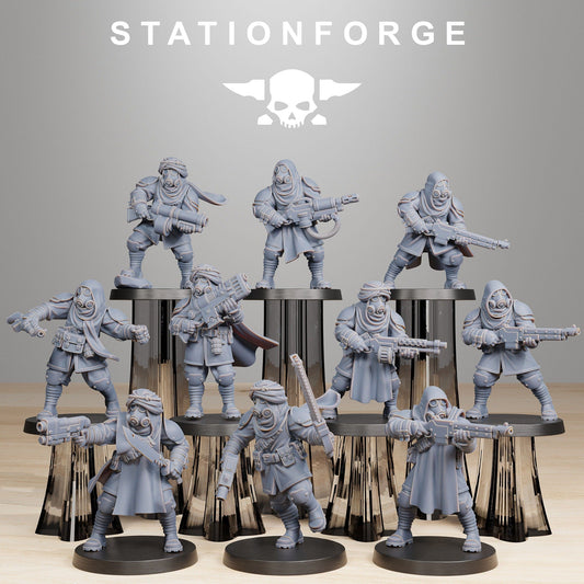 GrimGuard Scorchers Resin Miniature Figure product image