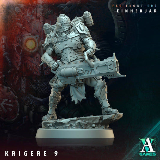 Krigere Resin Miniature Figure alternate view 2