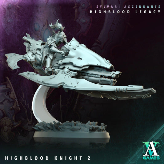 Highblood Knight Resin Miniature Figure alternate view 2