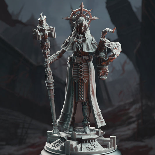 Maiden Cleric Resin Miniature Figure product image