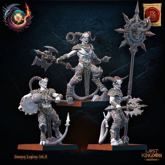 Fiendish Command Group Resin Boss Miniature alternate view 2