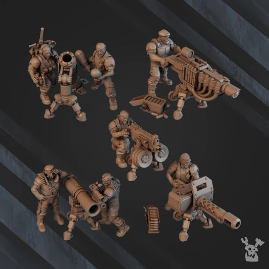 Green Hell Heavy Fire Support Resin Miniature Figure product image