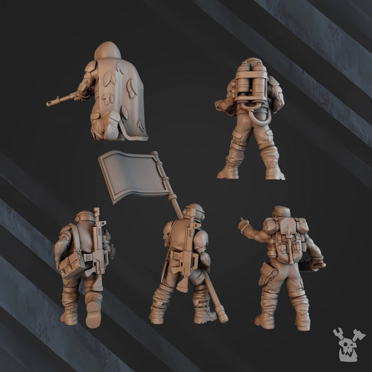 Green Hell Lead Detachment Resin Miniature Figure alternate view 2