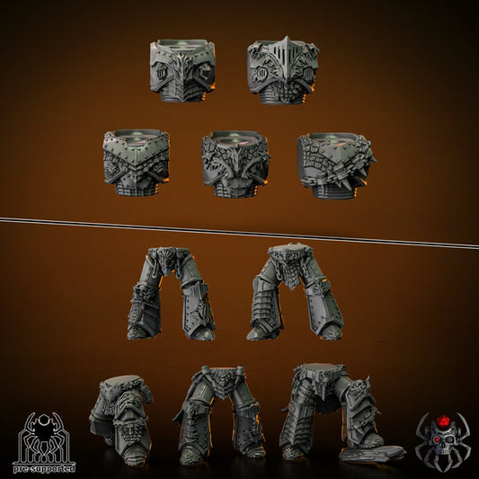 Flame Lizards Torso and Leg Bits Resin Upgrade Parts product image