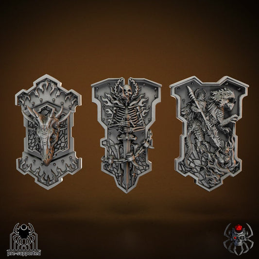 Flame Lizards Shields Resin Upgrade Parts product image