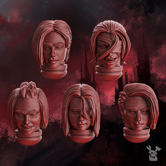 Crimson Wings Female Heads/bodies Resin Upgrade Parts alternate view 2
