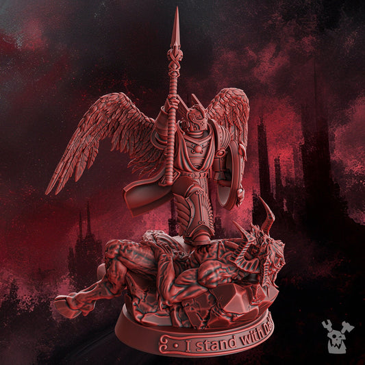 Triumphant Angel Resin Miniature Figure product image