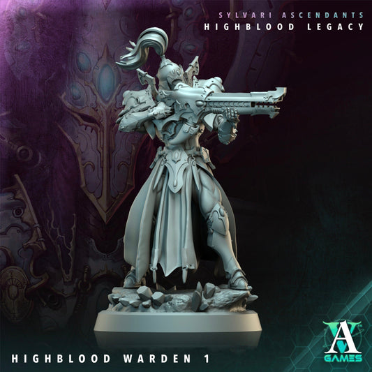 Highblood Warden Resin Miniature Figure product image
