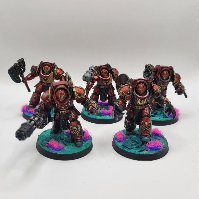 Crimson Wings Destroyer Squad Resin Miniatures Set product image