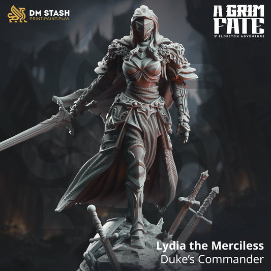 Lydia the Merciless Resin Miniature Figure product image