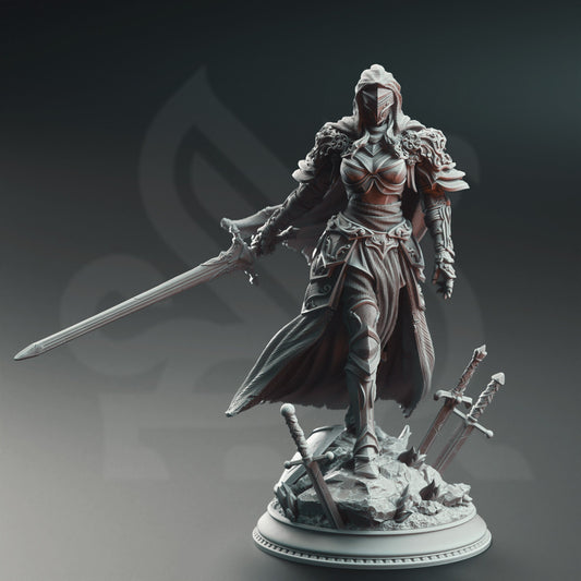Lydia the Merciless Resin Miniature Figure alternate view 2