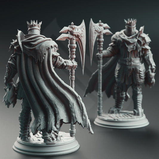 Executioner Knight Resin Miniature Figure alternate view 2