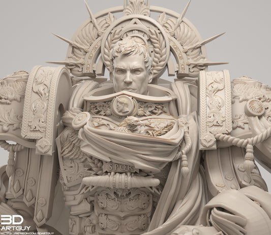 Space Caesar Resin Miniature Figure alternate view 2