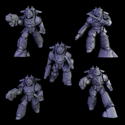 White Megaladon Jetpack Squad Resin Upgrade Parts product image