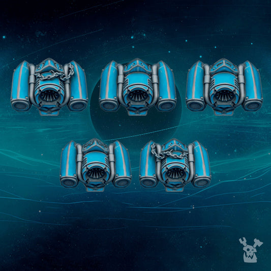 Scylla Legion Jetpacks x10 Resin Upgrade Parts alternate view 2