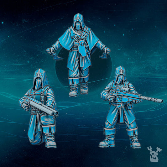 Scylla Cultists Resin Miniature Figure product image