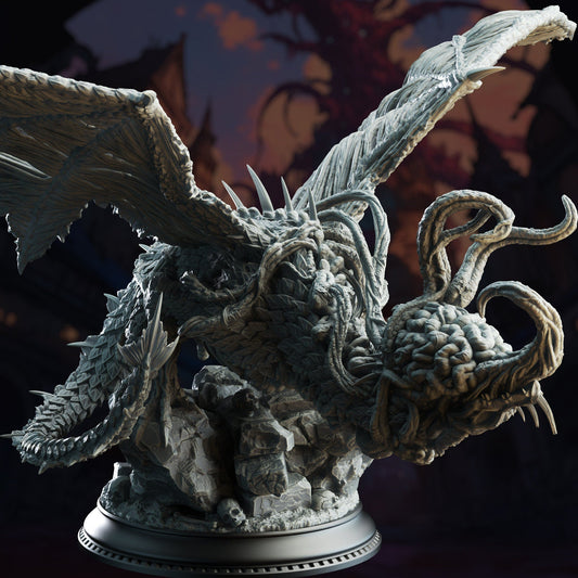 Eldritch Flayed Dragon Resin Boss Miniature product image