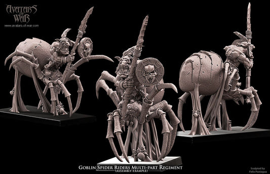 Goblin Spider Riders Resin Miniature Figure product image