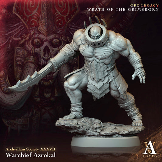 Warchief Azrokal Resin Miniature Figure product image