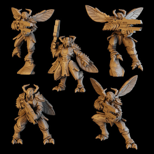 Space Vespidae Assault Squad Resin Miniatures Set product image