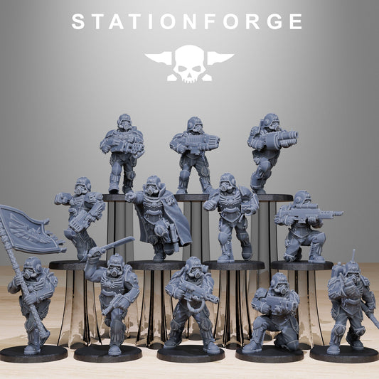 GrimGuard Elites Resin Miniature Figure product image