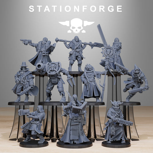 GrimCorp Mercenaries Resin Miniature Figure product image