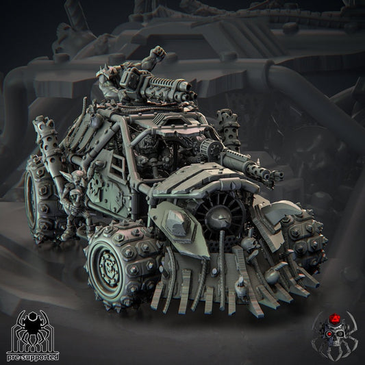 Ork Warbuggy Resin Miniature Figure product image