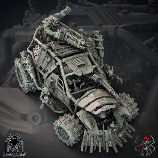Ork Warbuggy Resin Miniature Figure alternate view 2