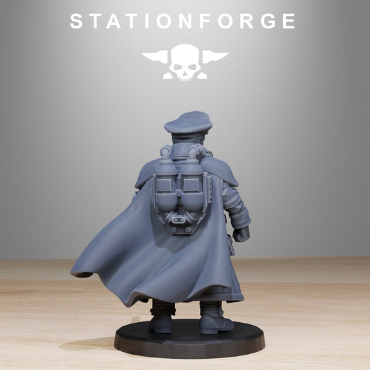 Frostwatch Officers x3 Resin Miniatures Set alternate view 2