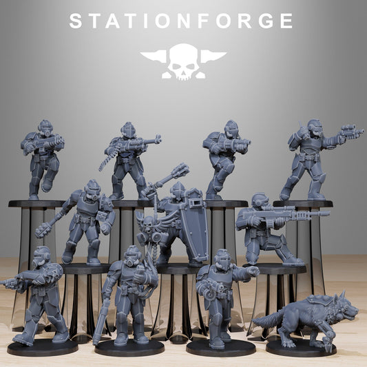GrimGuard Enforcers Resin Miniature Figure product image