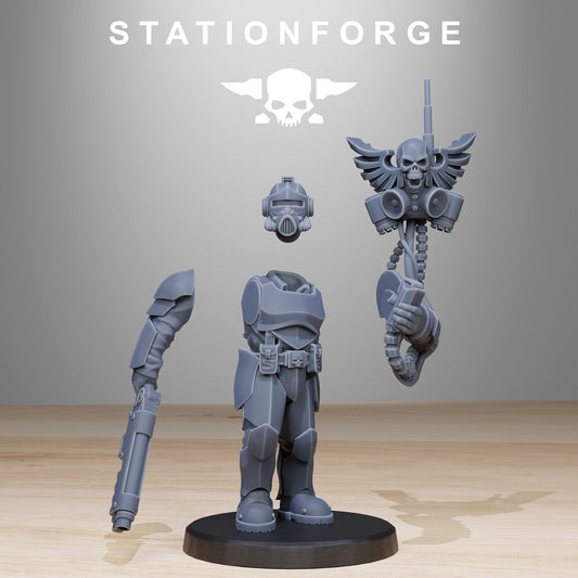 GrimGuard Enforcers Resin Miniature Figure alternate view 2