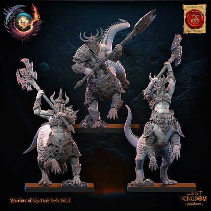 3D Printed Feldrak Regiment 3x by Lost Kingdom Miniatures