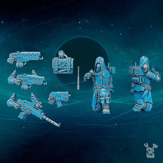Scylla Cultists Resin Miniature Figure alternate view 2