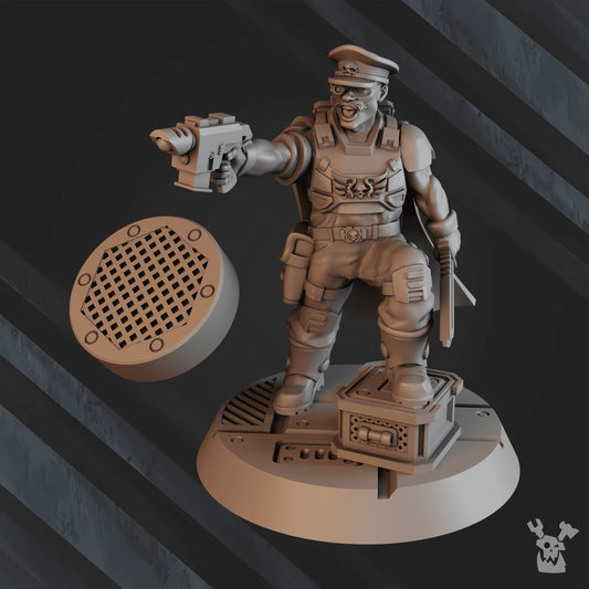 Tank Commander George "Whizbang" Dillon Resin Upgrade Parts product image