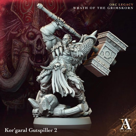 Kor'Garal Gutspiller Resin Miniature Figure alternate view 2