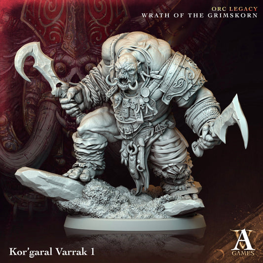 Kor'Garal Varrak Resin Miniature Figure product image